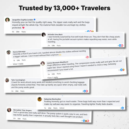 Zipacks™ Smart Compression System